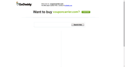 Desktop Screenshot of couponcarrier.com